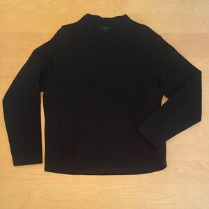 COS black mock neck cozy sweater pullover